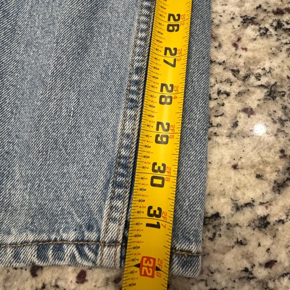 Levi's‎ 505 VTG Men's Regular Fit Straight Leg Light Wash Blue Jeans 42/32